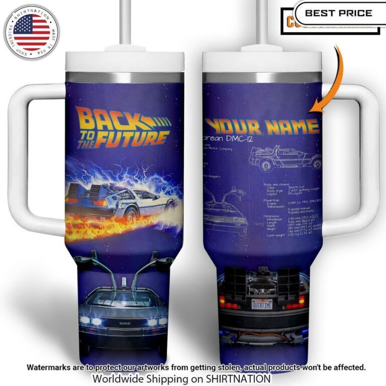 Back To The Future Custom Tumbler 1