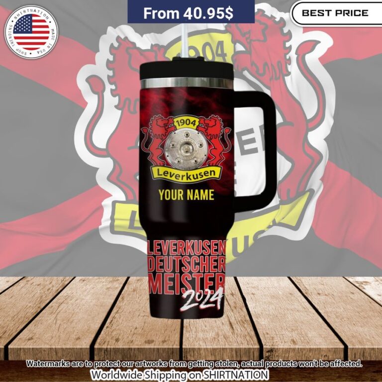 Bayer 04 Leverkusen Meister Custom Tumbler Loving click