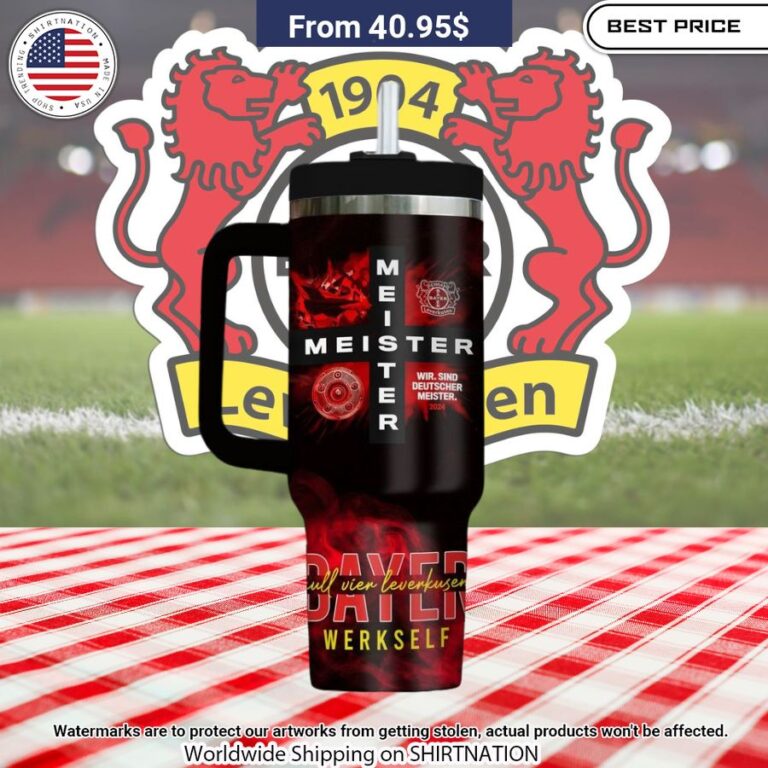 Bayer 04 Leverkusen Meister Custom Tumbler Oh my God you have put on so much!