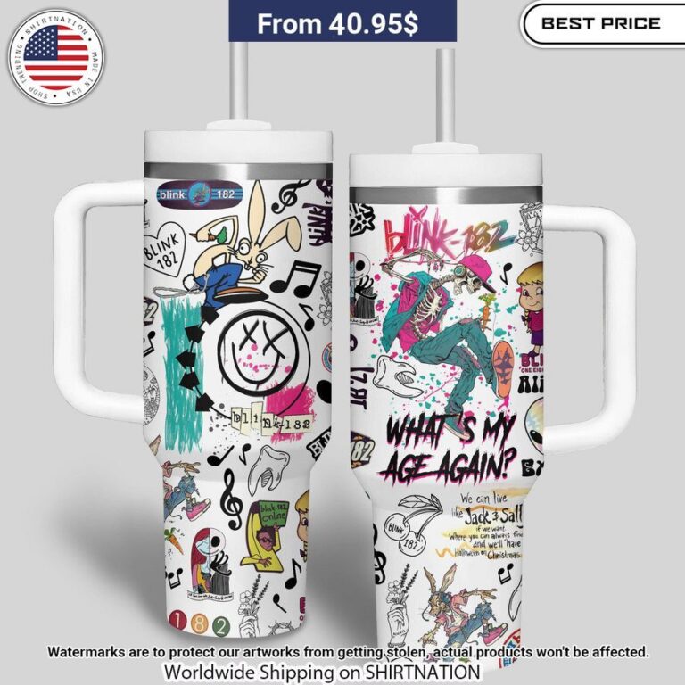 Blink 182 What's My Age Again Tumbler Good look mam