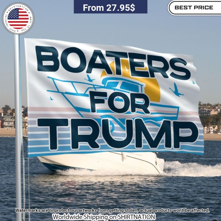 Boaters For Trump Flag Nice bread, I like it