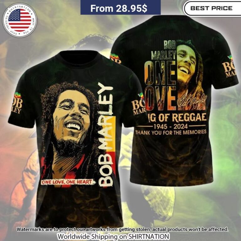 Bob Marley Thank You For The Memories Shirt Nice Shot Bro