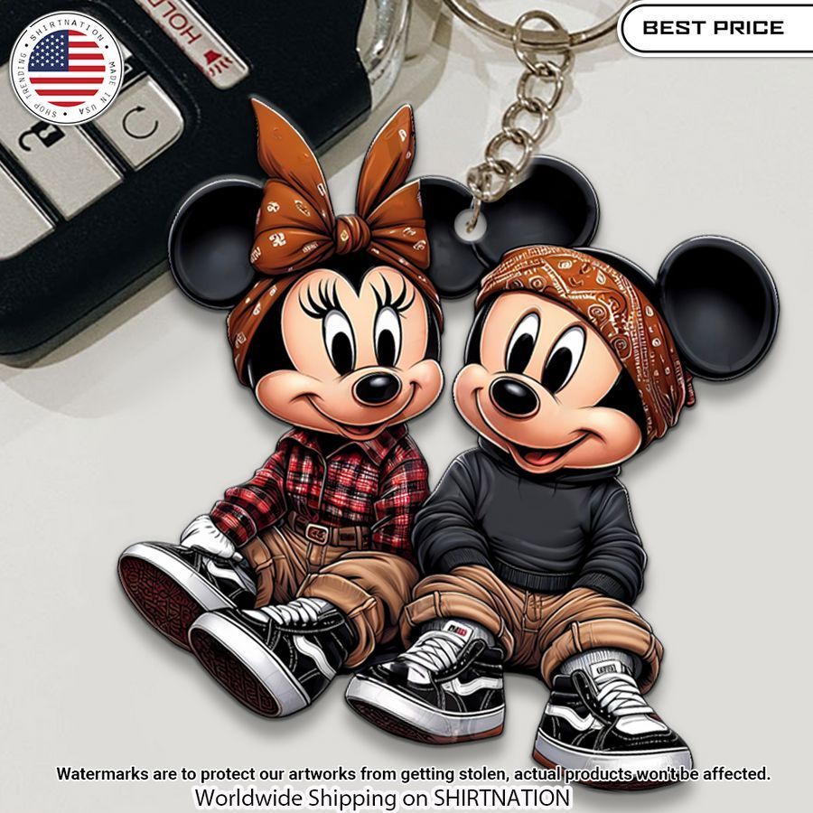 Chicano Mouse Couple Personalized Keychain This is awesome and unique