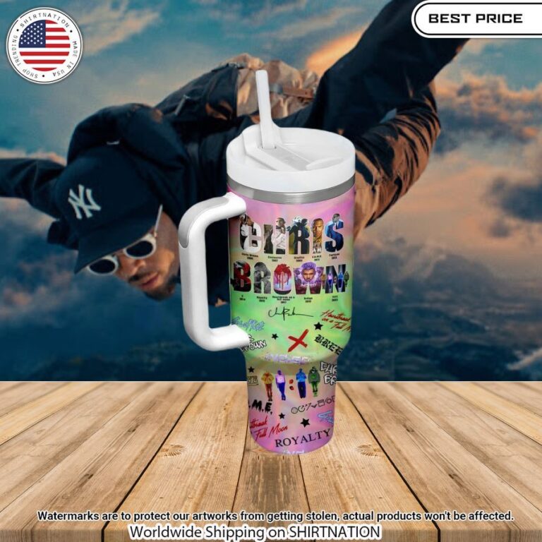 chris browns 2024 1111 tour tumbler 2