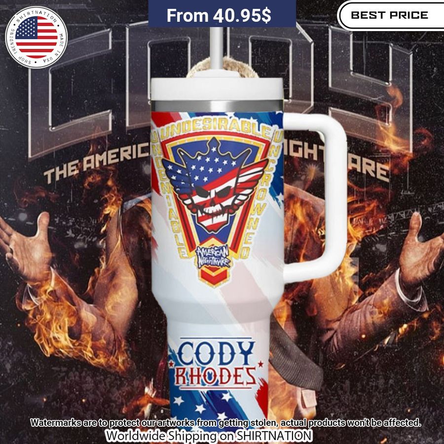 Cody Rhodes American Nightmare Tumbler Loving, dare I say?
