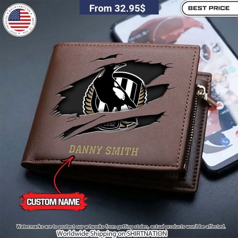 Collingwood Magpies Wallet Print Custom Wallet 4