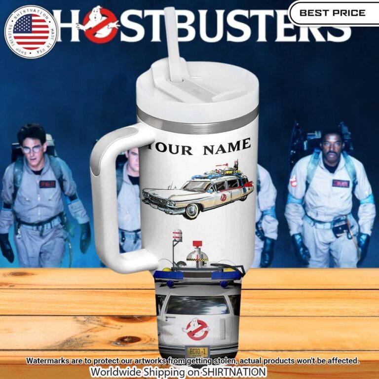 customized ghostbusters ectomobile tumbler 3