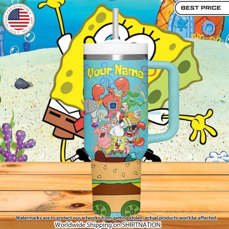 Customized Spongebob SquarePants Tumbler Elegant and sober Pic