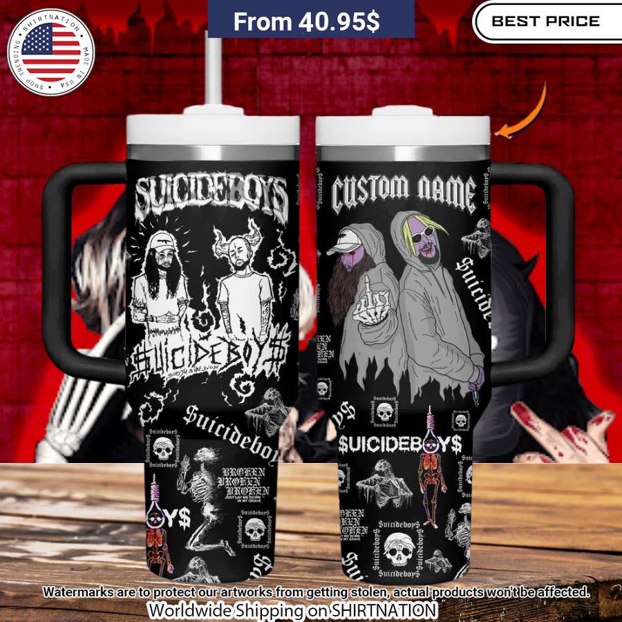 Customized Suicideboys Stanley Tumbler Rocking picture