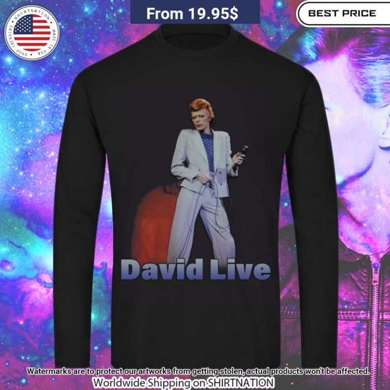 David Bowie David Live Shirt Stand easy bro