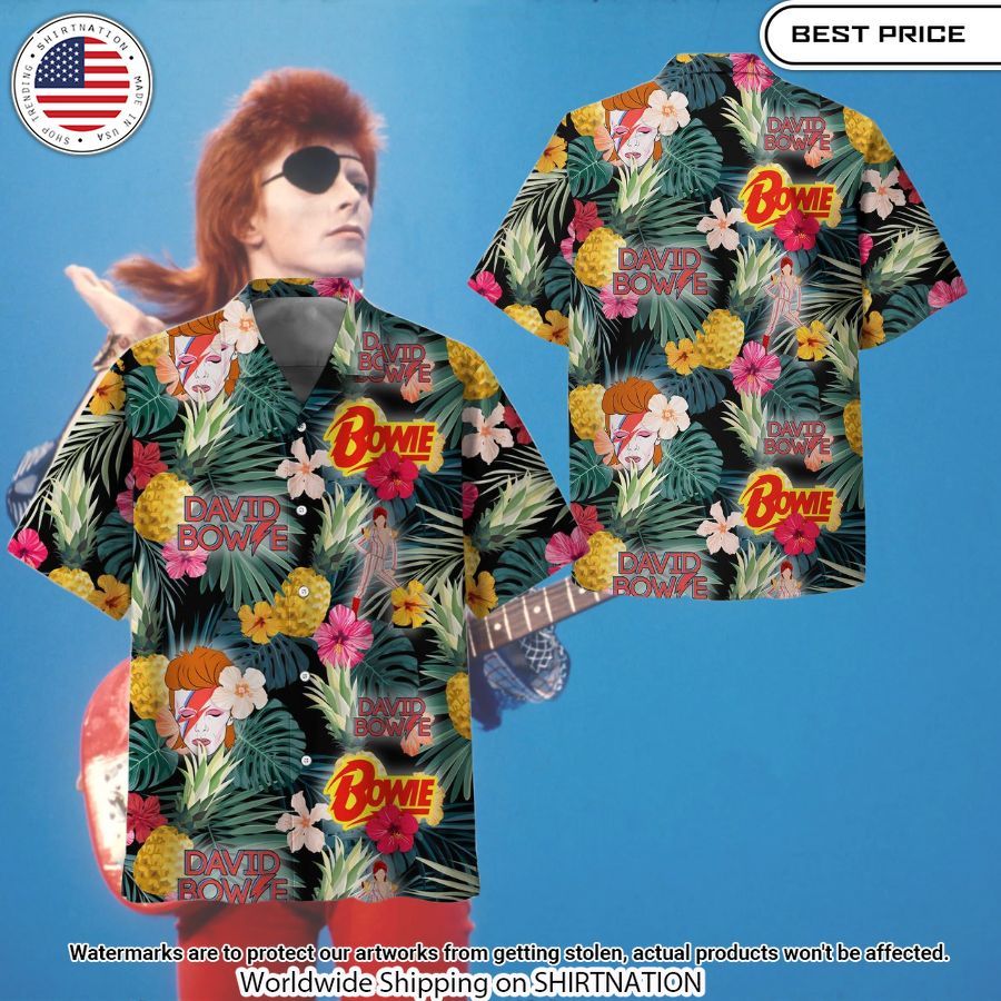 David Bowie Hawaiian Shirt You look so healthy and fit