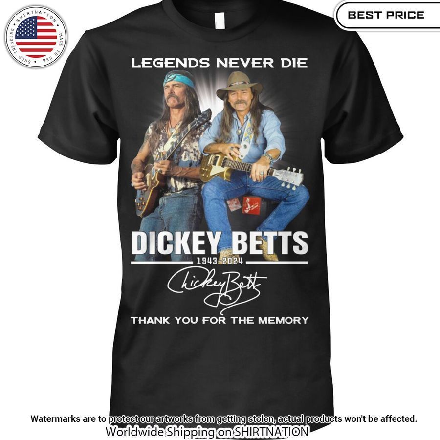 Dickey Betts Legend Never Die Shirt Nice Bread, I Like It