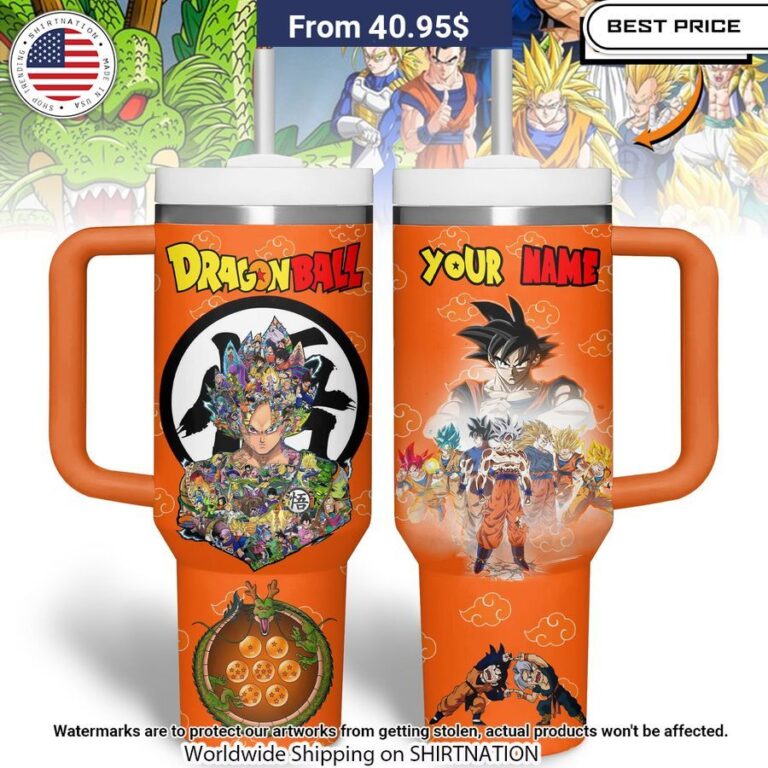 Dragon Ball Songoku Custom Name Tumbler Rejuvenating picture