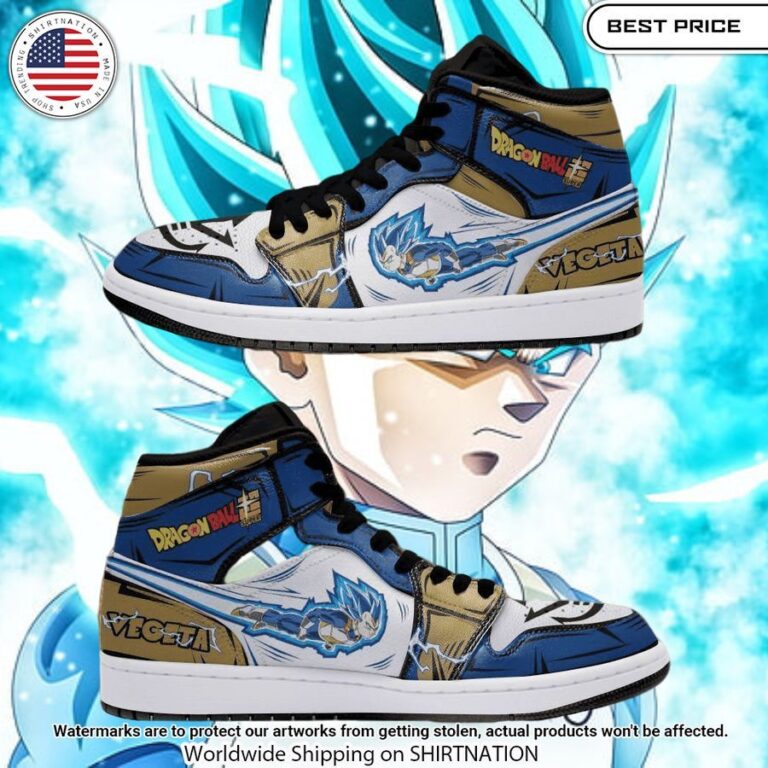 Dragon Ball Super Vegeta Blue Air Jordan 1 Rocking picture