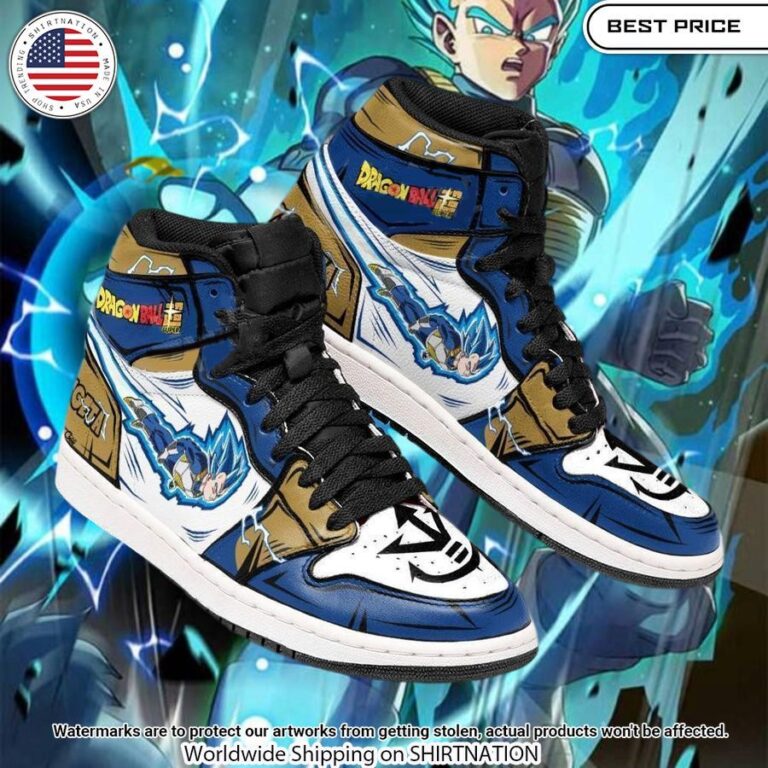 Dragon Ball Super Vegeta Blue Air Jordan 1 Natural and awesome