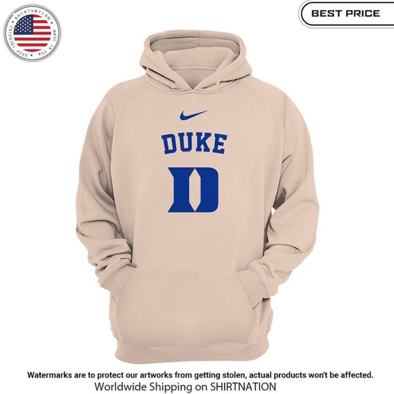 Duke Blue Devils Jon Scheyer 2024 Hoodie Natural and awesome