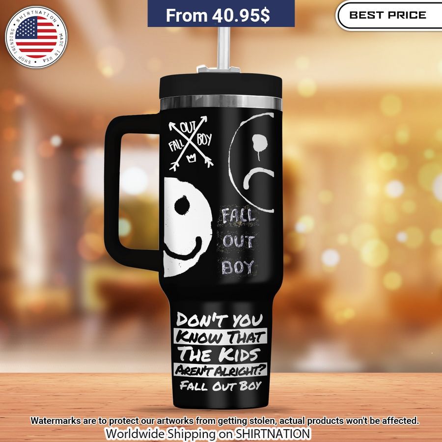 Fall Out Boy Stanley Tumbler Eye soothing picture dear