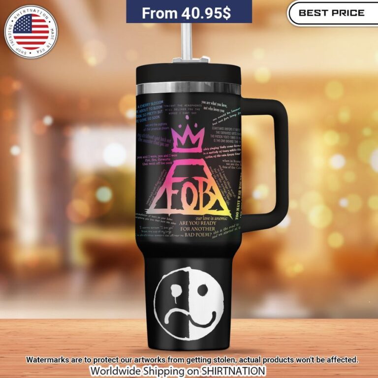 Fall Out Boy Stanley Tumbler Eye soothing picture dear