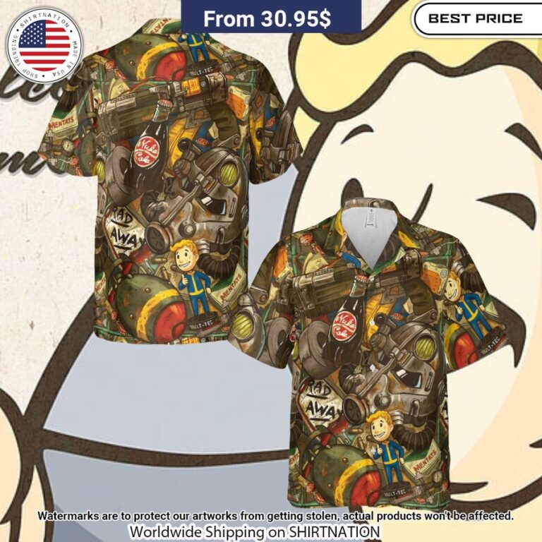 Fallout Gear Hawaiian Shirt Looking so nice