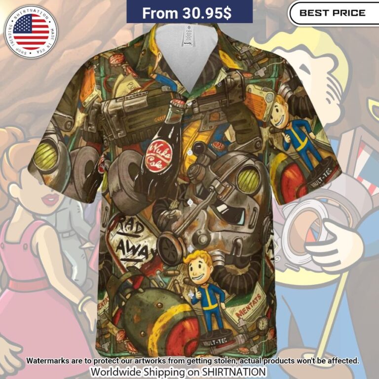 Fallout Gear Hawaiian Shirt Best couple on earth