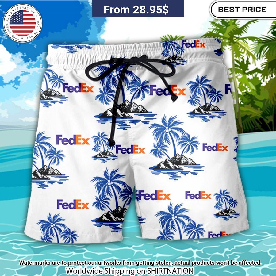 Fedex Hawaiian Shirt and Shorts Damn good