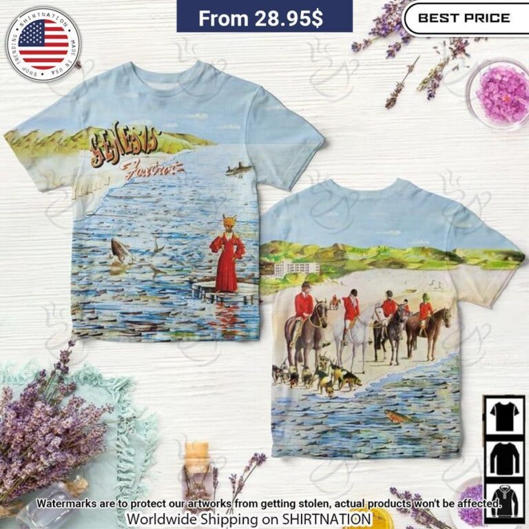 Genesis Foxtrot Album Cover Shirt Elegant Picture.