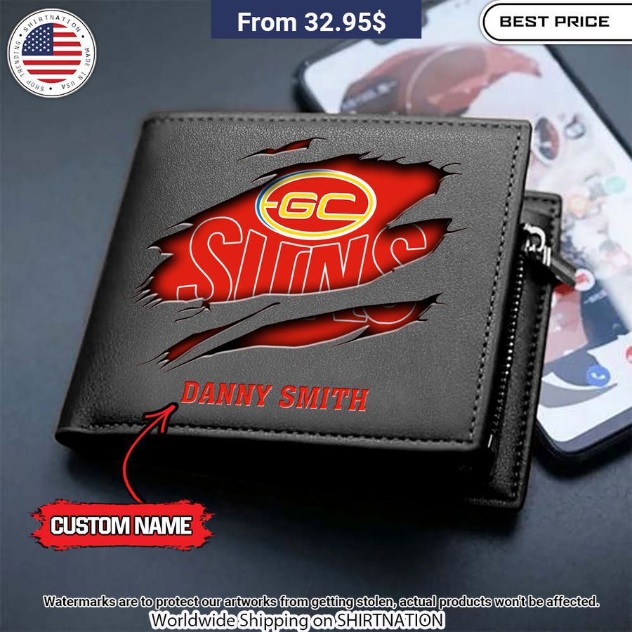 Gold Coast Suns Wallet Print Custom Wallet Stand Easy Bro