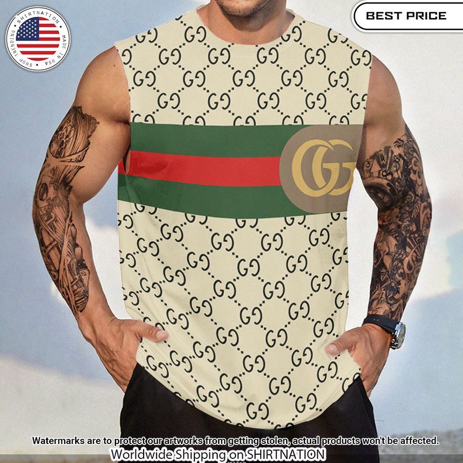 Gucci Luxury Men’s Tanktop This picture is worth a thousand words.