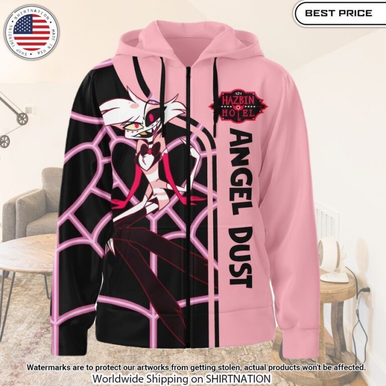 Hazbin Hotel Angel Dust Hoodie Oh my God you have put on so much!