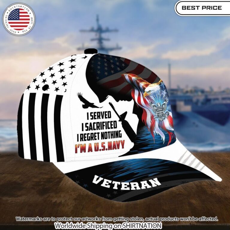 i served i sacrificed i regret nothing i am a us veteran cap 2