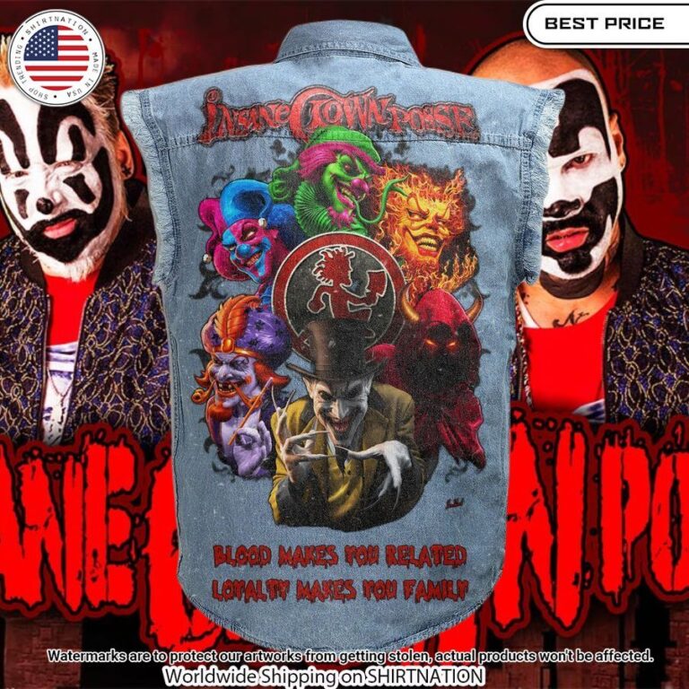 Insane Clown Posse Sleeveless Denim Jacket You are always amazing