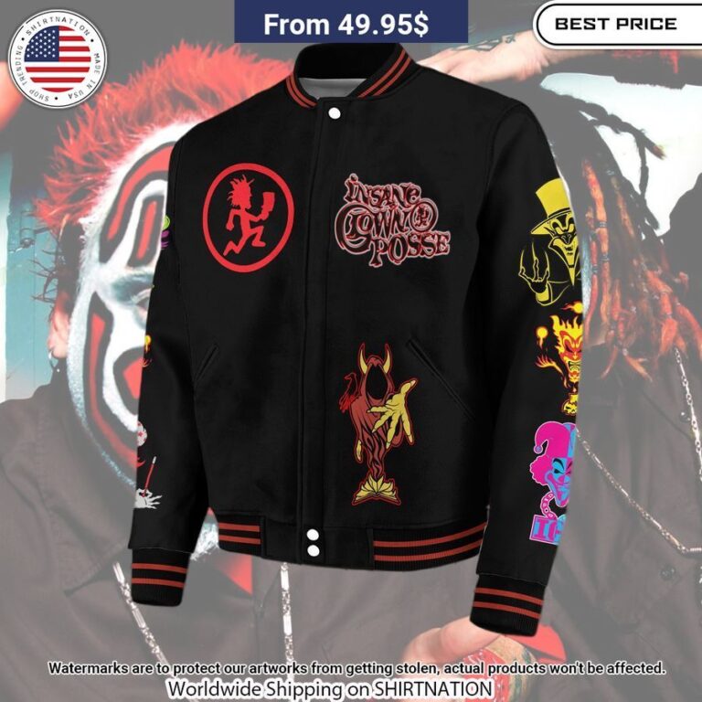 Insane Clown Posse The Wraith: Shangri La Baseball Jacket Natural and awesome