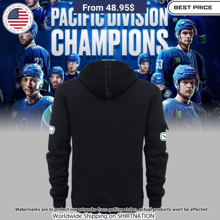 Vancouver Canucks Half Zip Heavy Hoodie 2