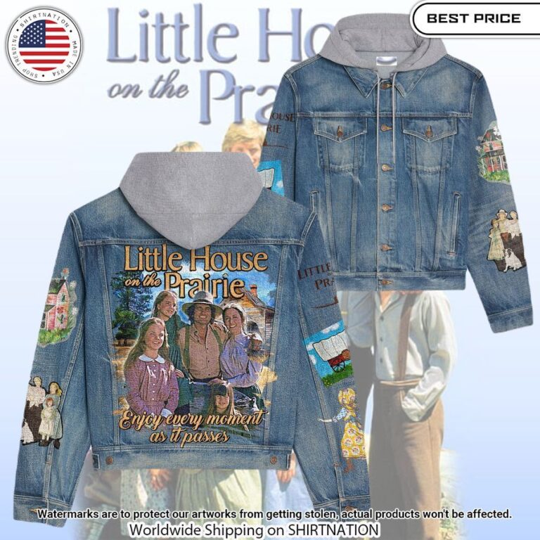 Little House on the Prairie Hooded Denim Jacket Mesmerising