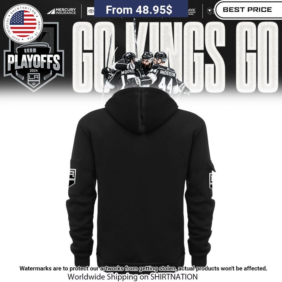 Los Angeles Kings Half Zip Heavy Hoodie This Is Awesome And Unique
