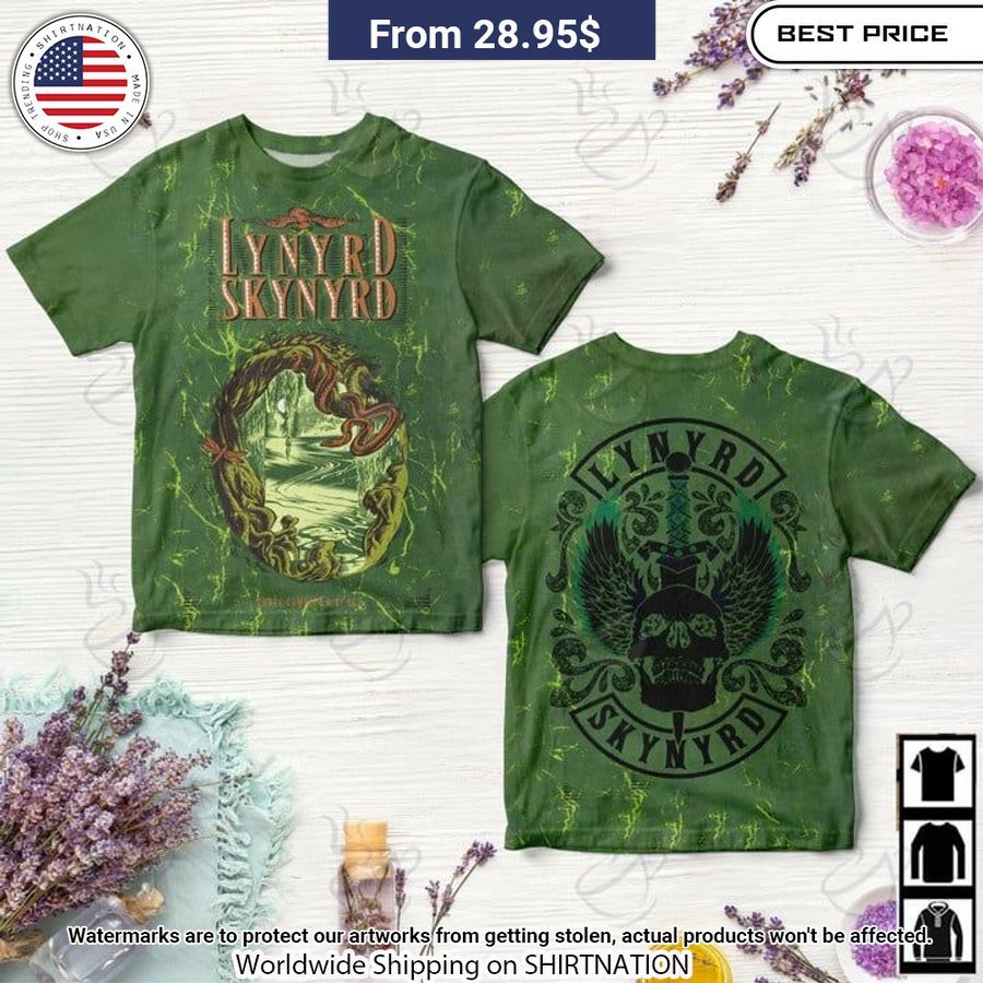 Lynyrd Skynyrd 1993 Album Cover Shirt Generous Look