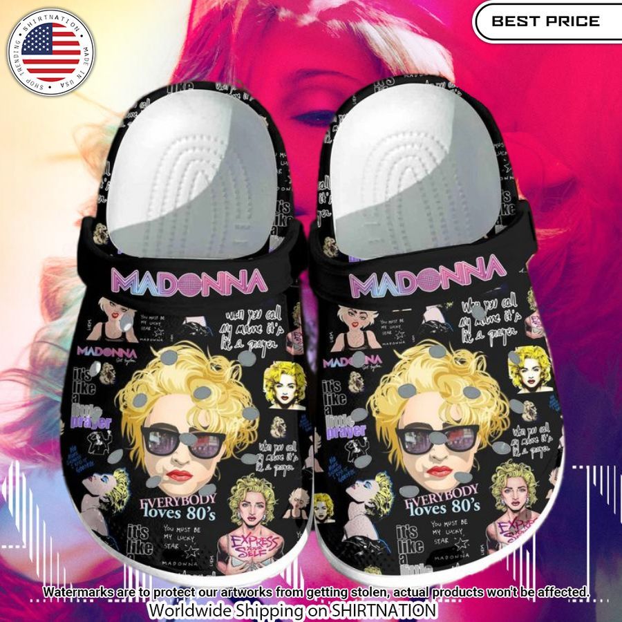 Madonna Everybody Crocs Shoes Sizzling