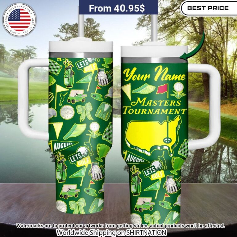 Masters Tournament Custom Tumbler Wow, cute pie