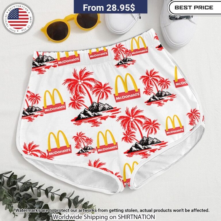 MCDONALD'S Hawaiian Shirt and Shorts Stand easy bro