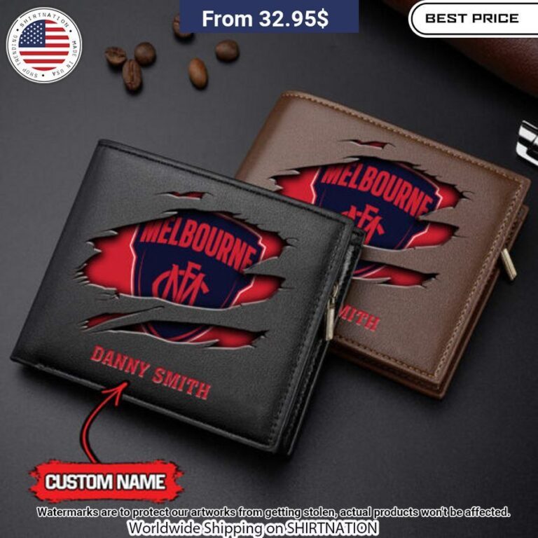 Melbourne Demons Wallet Print Custom Wallet Damn Good