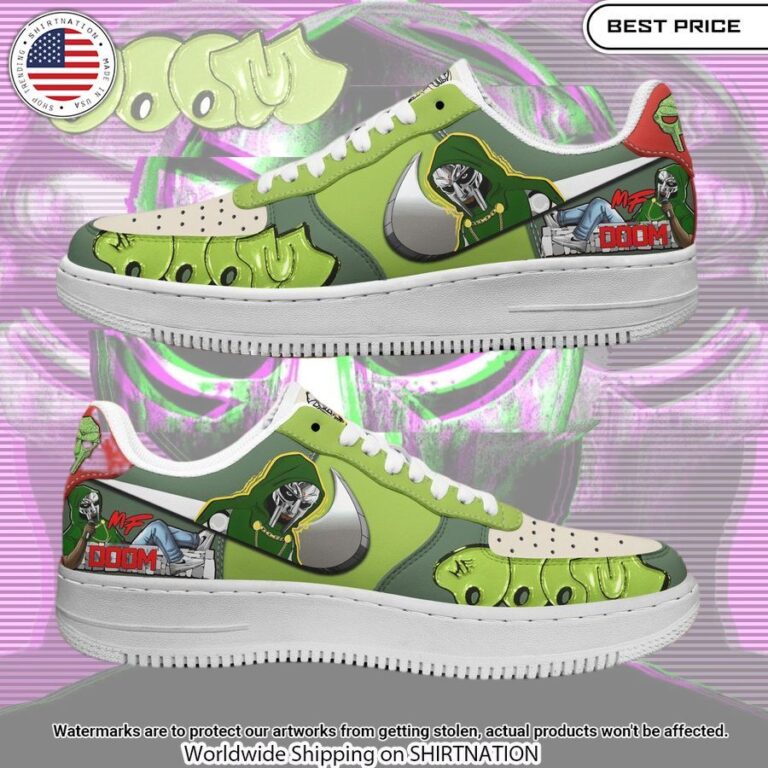 MF DOOM NIKE Air Force Shoes Speechless