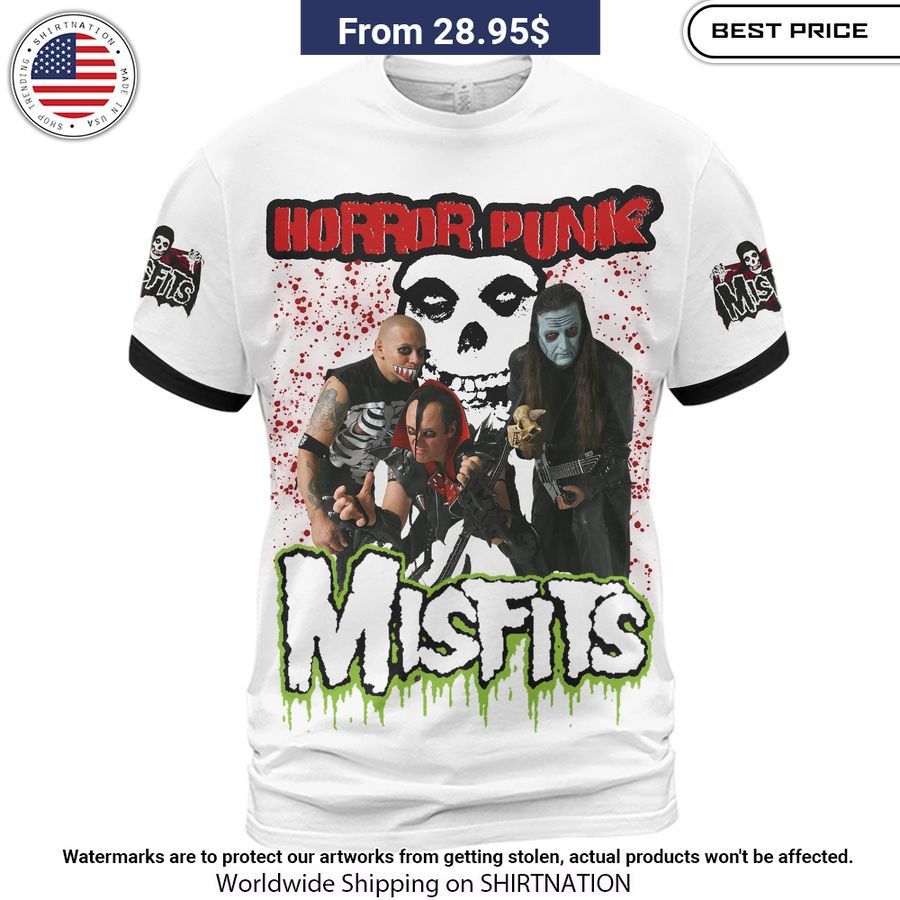 Misfits Horror punk Shirt How did you always manage to smile so well?