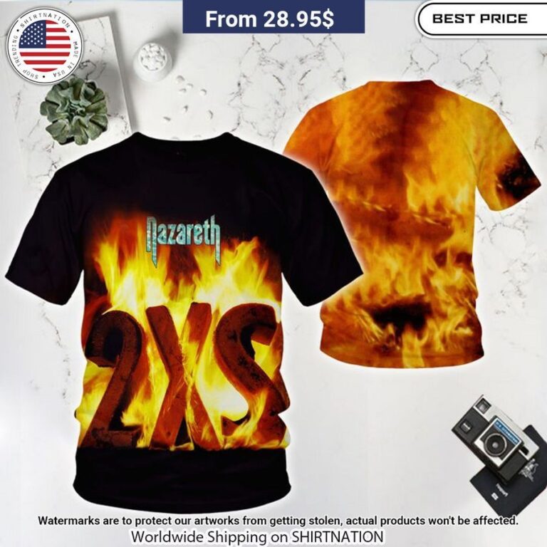 Nazareth 2xs Album Cover Shirt Our Hard Working Soul