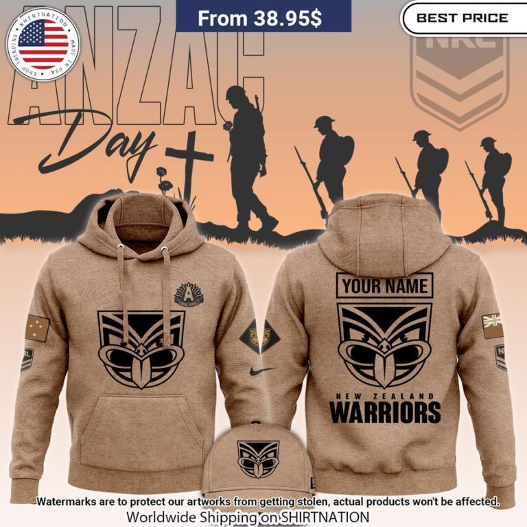 New Zealand Warriors Anzac Round Custom Hoodie You Guys Complement Each Other