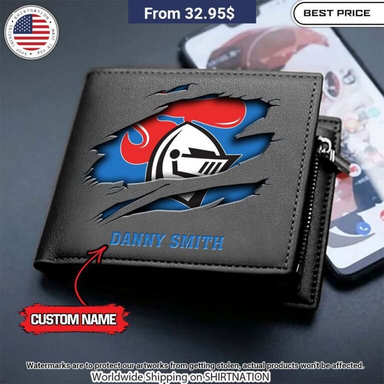 Newcastle Knights Wallet Print Custom Wallet Nice Photo Dude