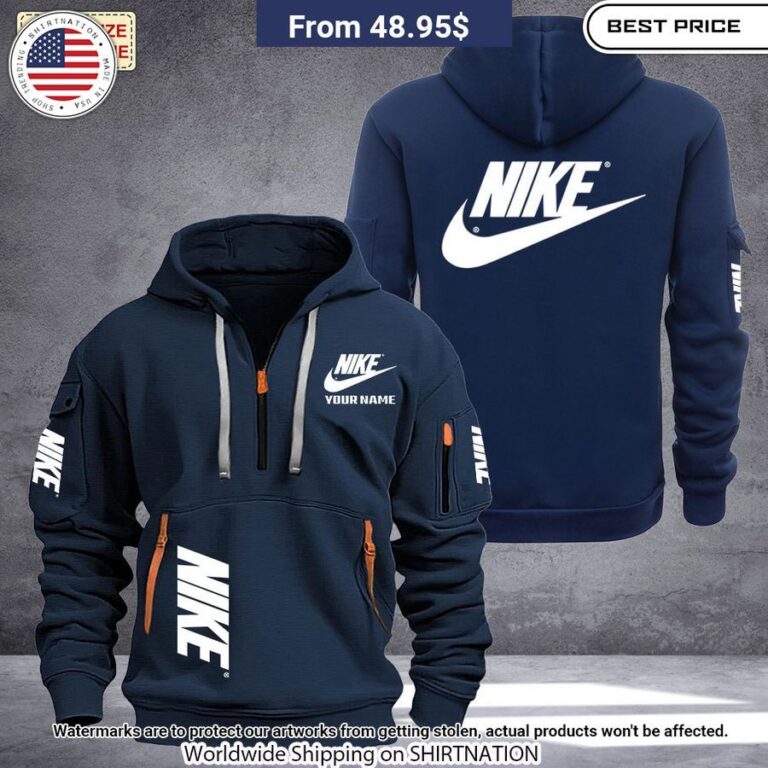 NIKE Custom Half Zip heavy hoodie You guys complement each other