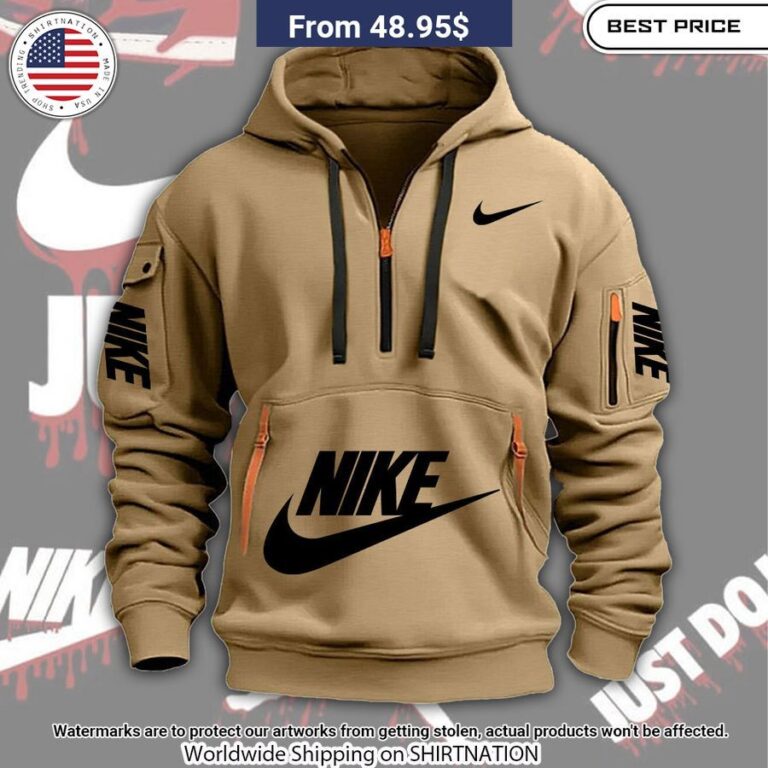 NIKE Half Zip heavy hoodie Loving, dare I say?