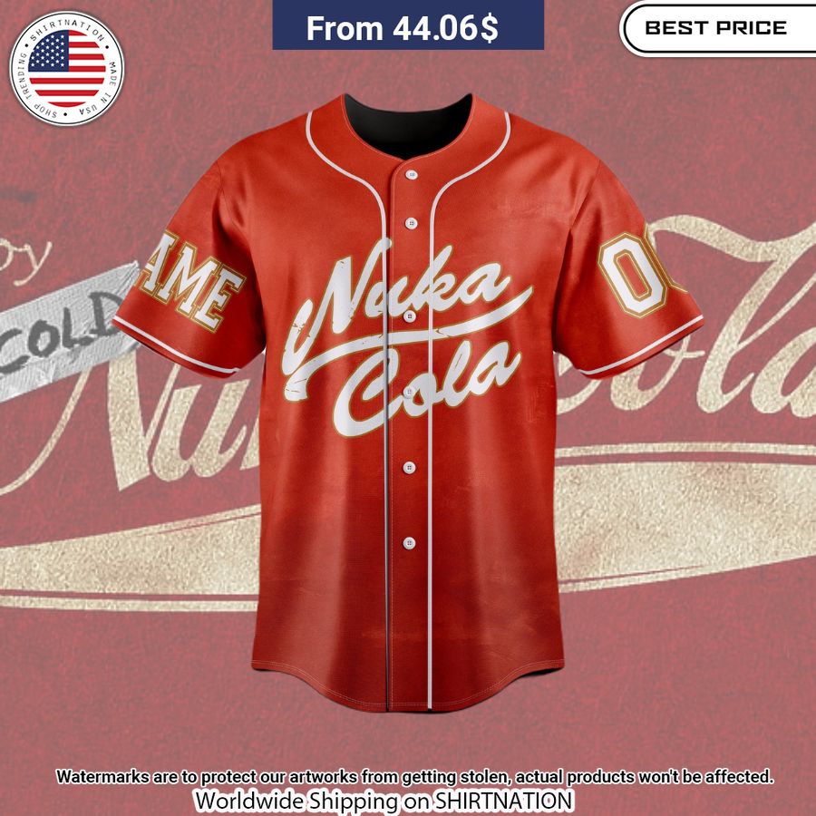 Nuka Cola Fallout It's A Blast baseball Jersey She has grown up know
