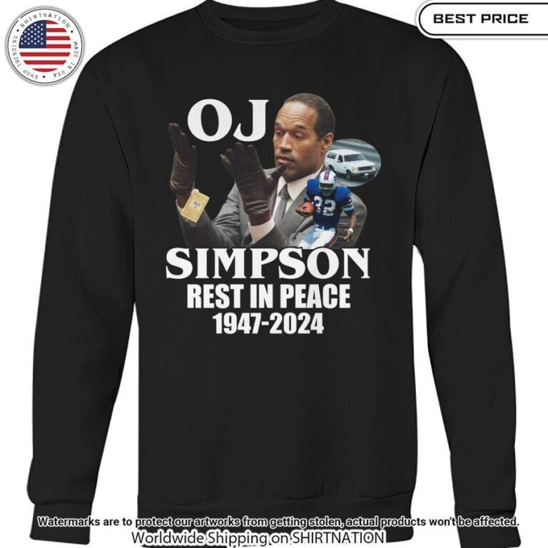 O. J. Simpson Rest In peace 2024 Shirt Royal Pic of yours