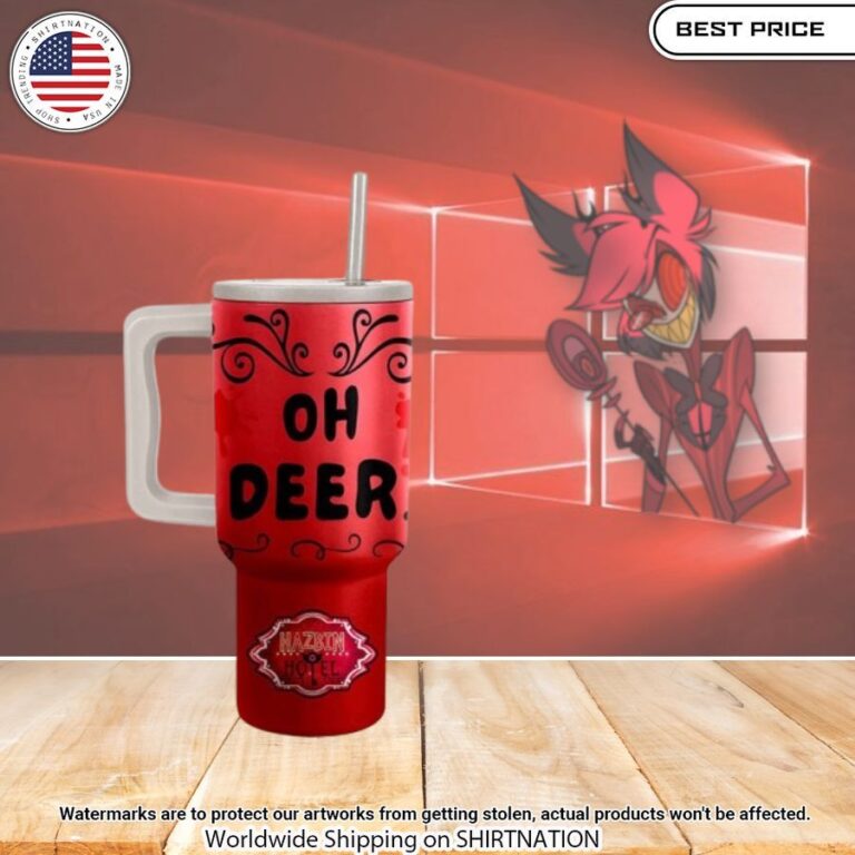 Oh Deer Alastor Hazbin Hotel Tumbler Cool look bro